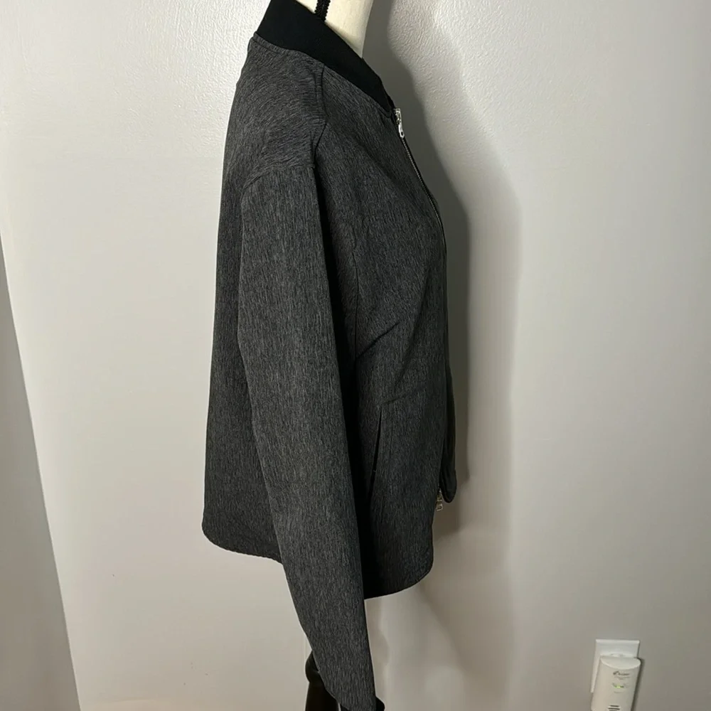 Banana Republic Men’s Gray Long Sleeve Full Zip Jacket Sz M - Picture 2 of 6